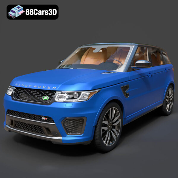 Land Rover Range Rover Sport SVR 2015 3D Model