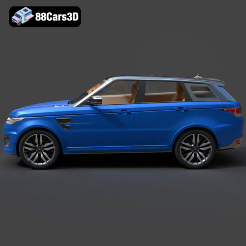 Land Rover Range Rover Sport SVR 2015 3D Model