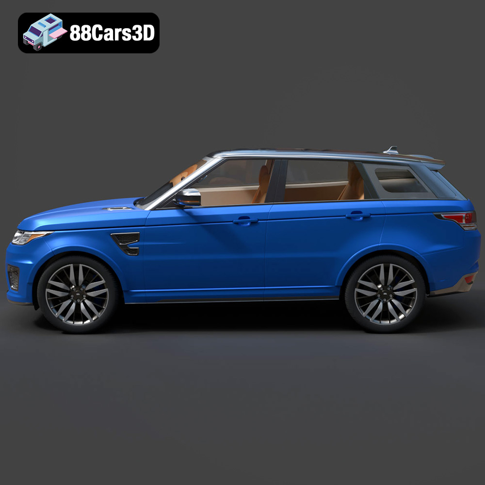 Land Rover Range Rover Sport SVR 2015 3D Model