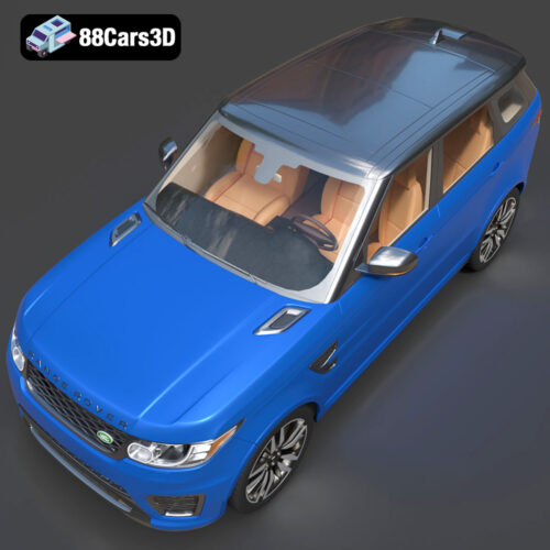 Land Rover Range Rover Sport SVR 2015 3D Model