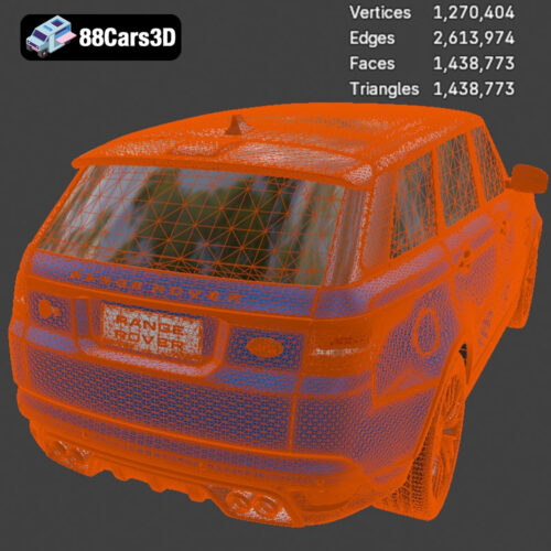 Land Rover Range Rover Sport SVR 2015 3D Model