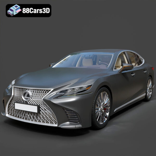 Lexus LS 500 2018 3D Model