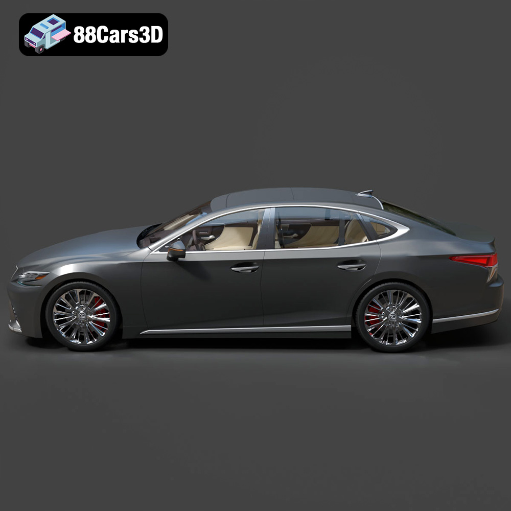 Lexus LS 500 2018 3D Model