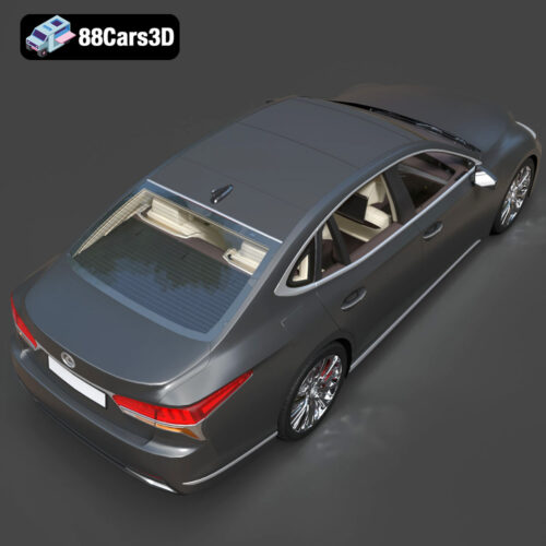 Lexus LS 500 2018 3D Model