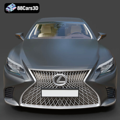 Lexus LS 500 2018 3D Model
