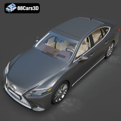 Lexus LS 500 2018 3D Model