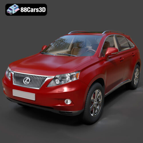 Lexus RX350 2010 3D Model