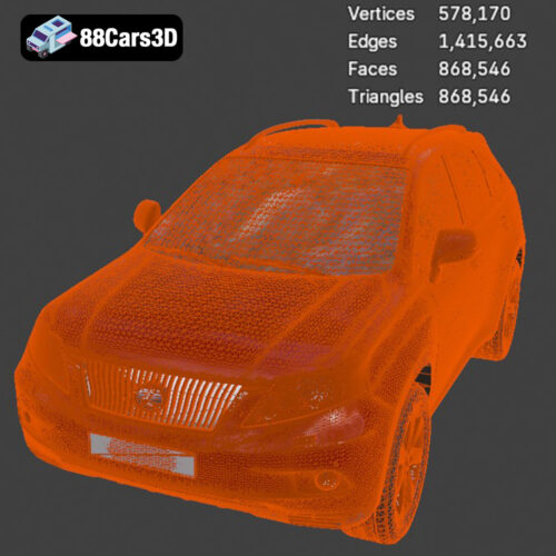 Lexus RX350 2010 3D Model