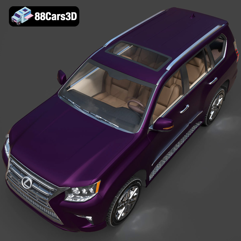 Lexus GX460 2014 3D Model