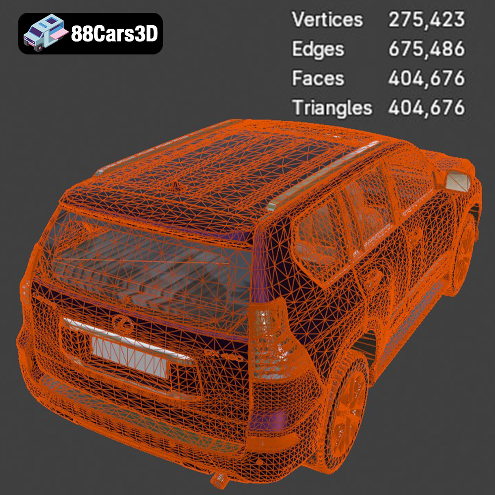 Lexus GX460 2014 3D Model