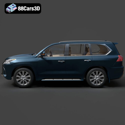 Lexus LX Mk3f J200 2016 3D Model