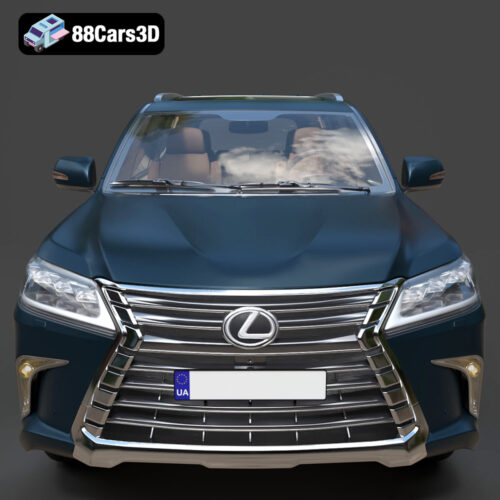 Lexus LX Mk3f J200 2016 3D Model