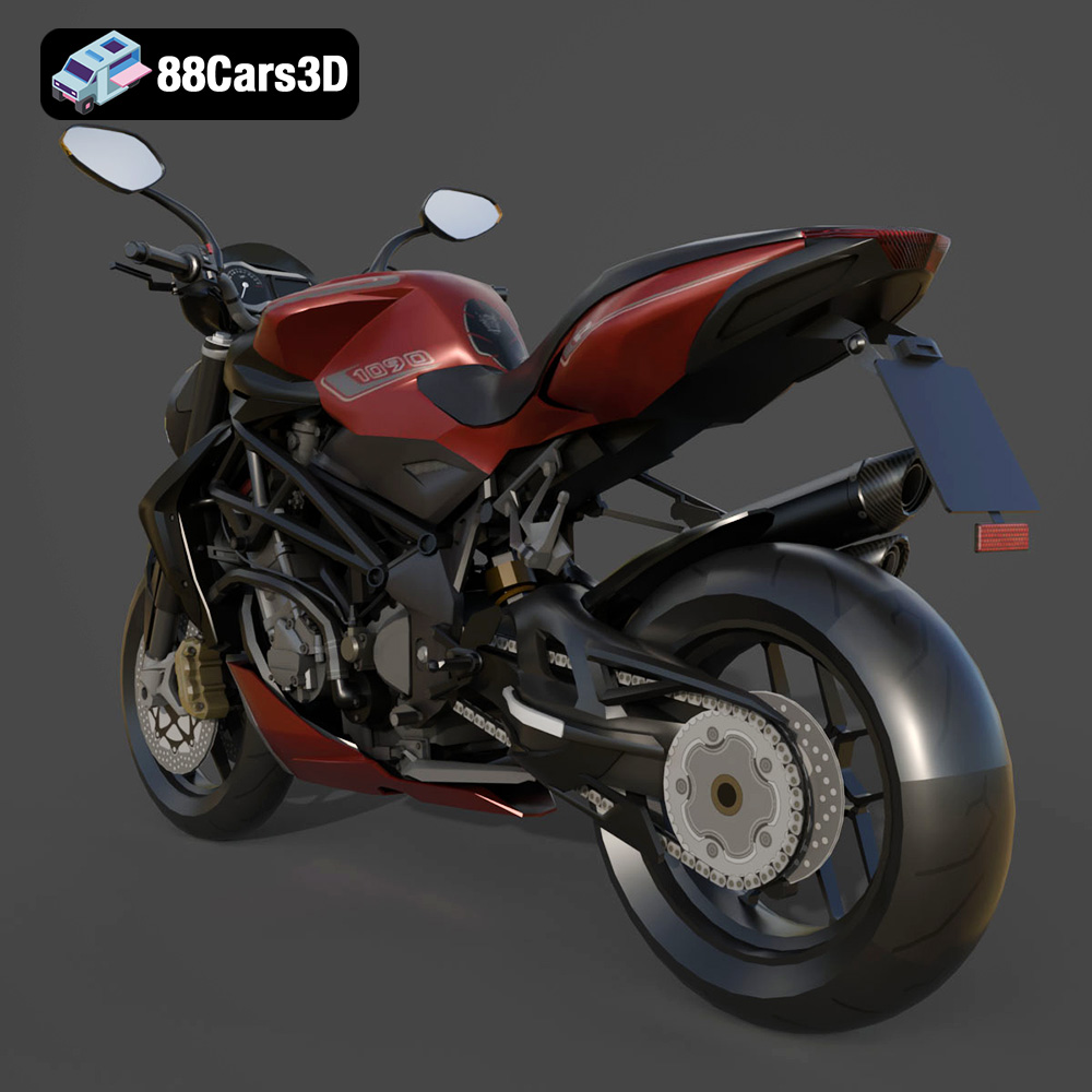 MV Agusta Brutale 1090 R 3D Model