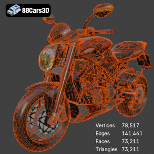 MV Agusta Brutale 1090 R 3D Model