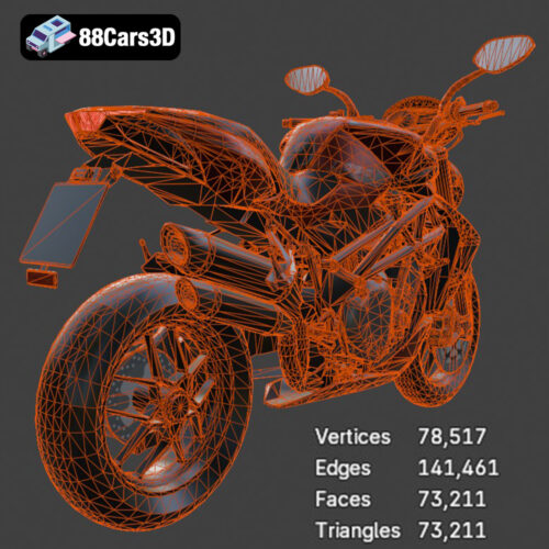 MV Agusta Brutale 1090 R 3D Model