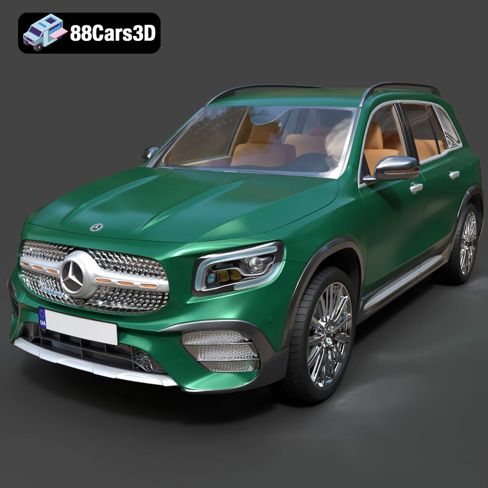 Mercedes-Benz GLB-Class (Mk1) AMG Line 2019 3D Model