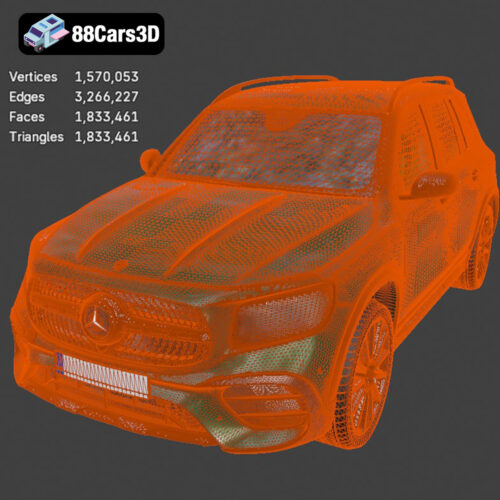 Mercedes-Benz GLB-Class (Mk1) AMG Line 2019 3D Model