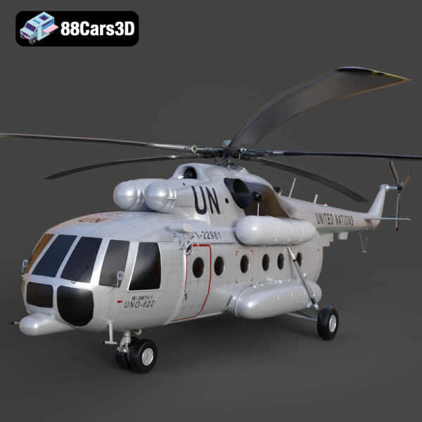 Mil Mi-8MTV-UN 3D Model