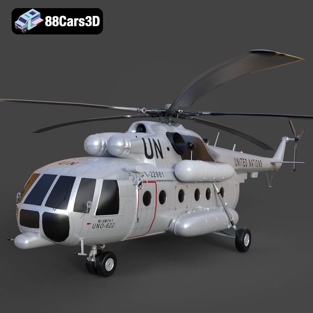 Mil Mi-8MTV-UN 3D Model