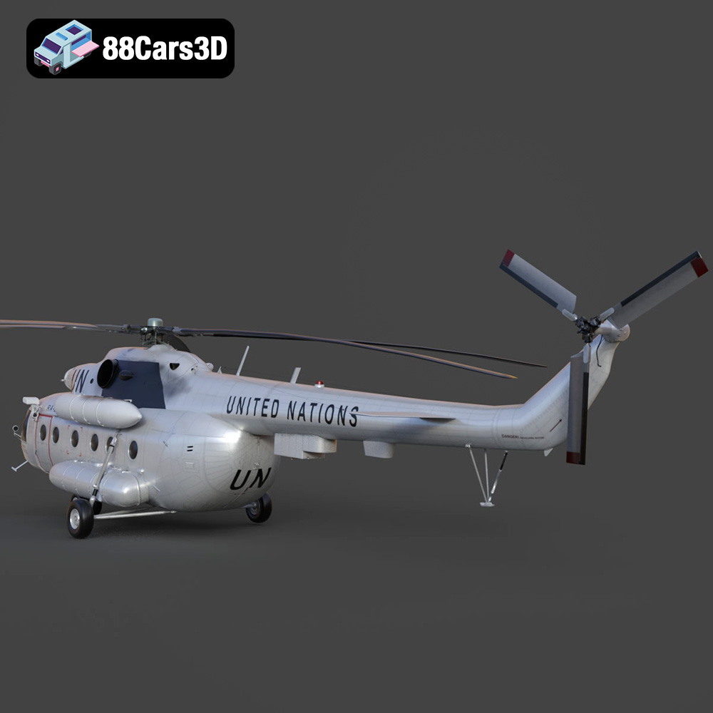 Mil Mi-8MTV-UN 3D Model