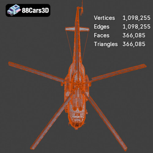 Mil Mi-8MTV-UN 3D Model