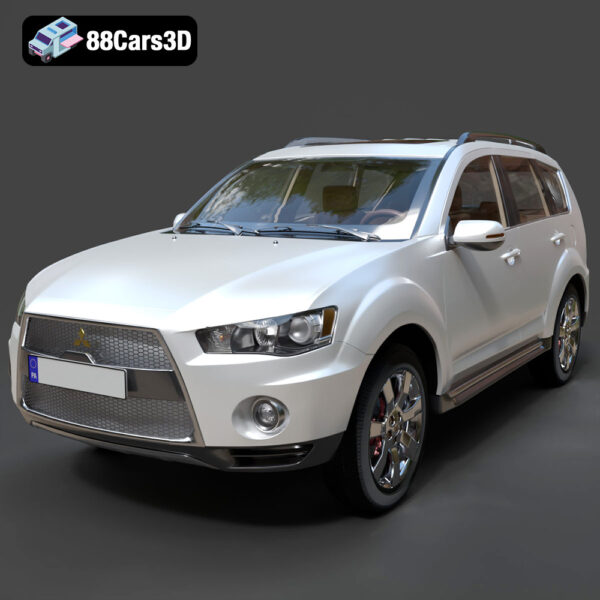 Mitsubishi Outlander GT 2010 3D Model