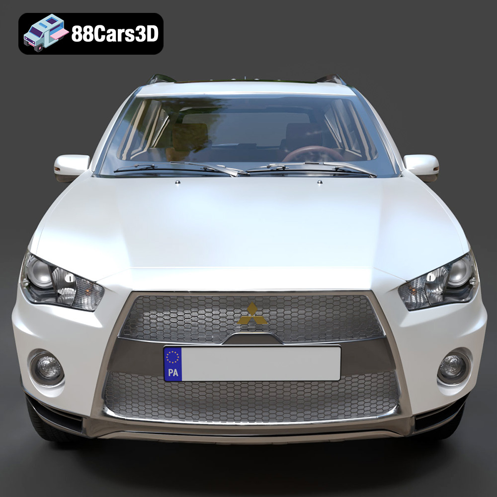 Mitsubishi Outlander GT 2010 3D Model