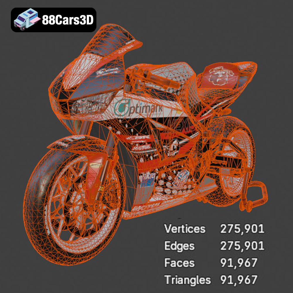 Honda CBR600RR 3D Model