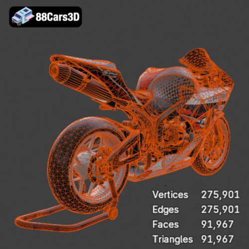 Honda CBR600RR 3D Model