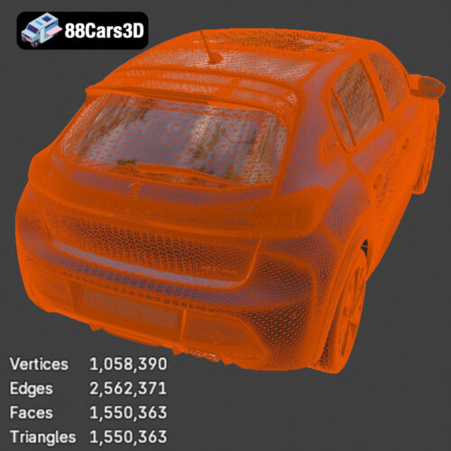 Peugeot 208 2020 3D Model