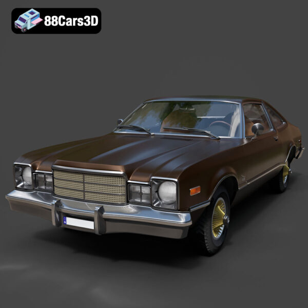 Plymouth Volare Coupe 1977 3D Model