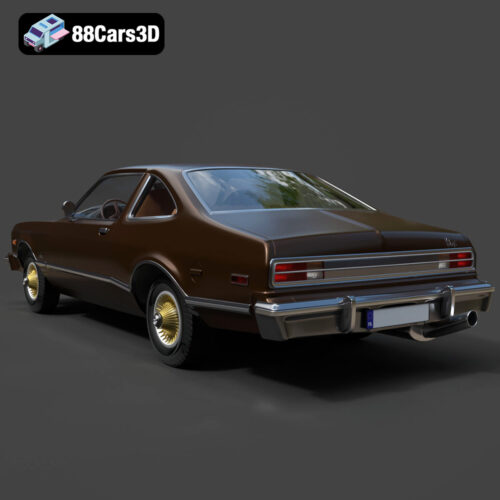Plymouth Volare Coupe 1977 3D Model