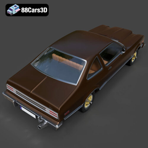 Plymouth Volare Coupe 1977 3D Model