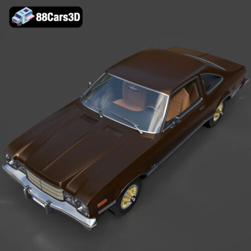 Plymouth Volare Coupe 1977 3D Model