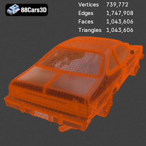 Plymouth Volare Coupe 1977 3D Model