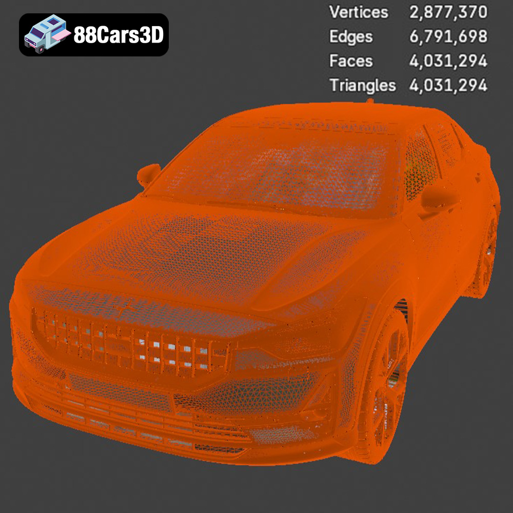 Polestar 2 2020 3D Model