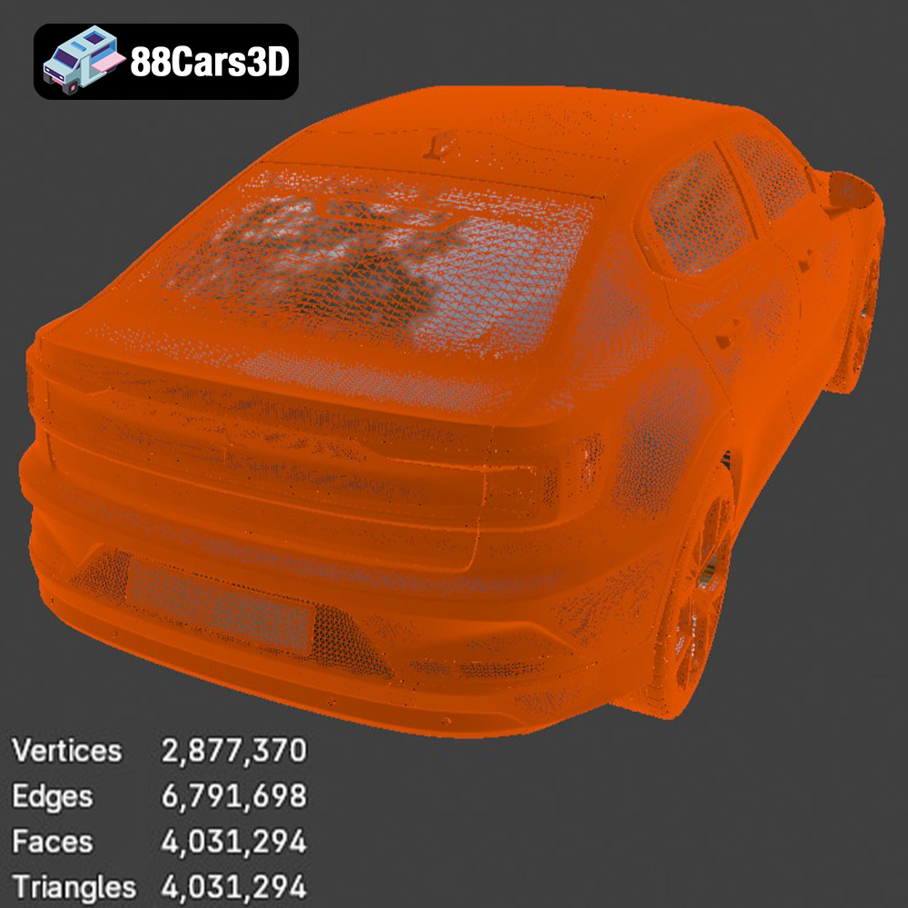 Polestar 2 2020 3D Model
