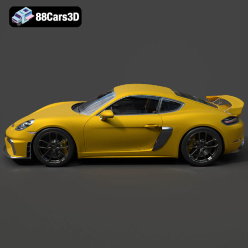 Porsche 718 Cayman GT4 2020 3D Model