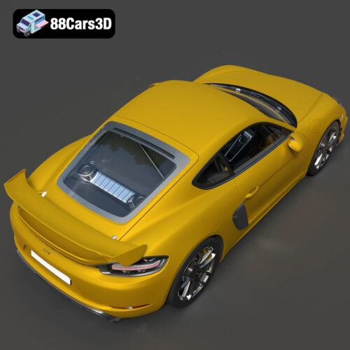 Porsche 718 Cayman GT4 2020 3D Model