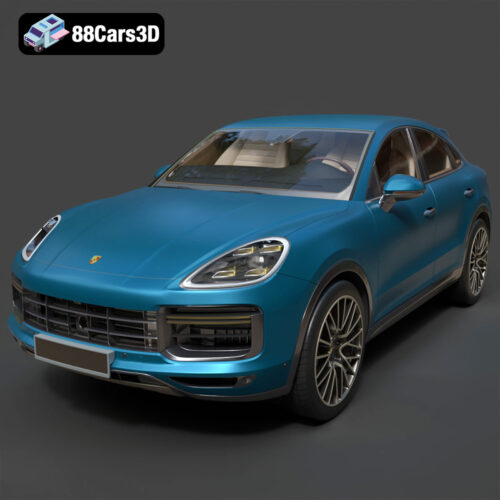 Porsche Cayenne Turbo Coupe 2020 3D Model