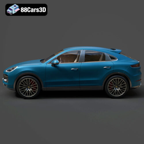 Porsche Cayenne Turbo Coupe 2020 3D Model