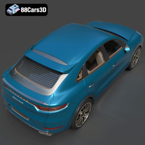 Porsche Cayenne Turbo Coupe 2020 3D Model