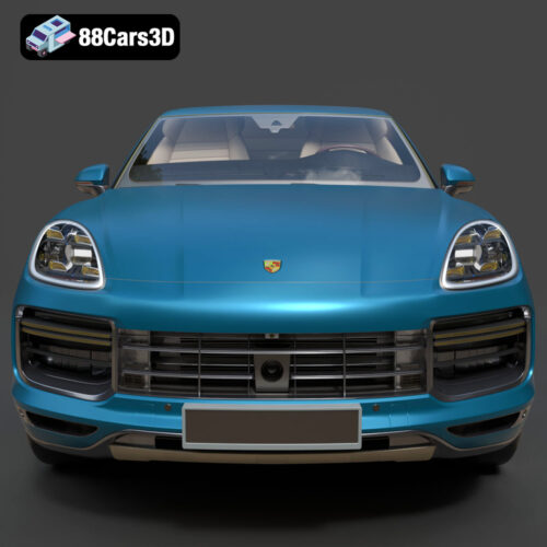 Porsche Cayenne Turbo Coupe 2020 3D Model