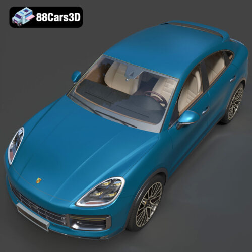Porsche Cayenne Turbo Coupe 2020 3D Model