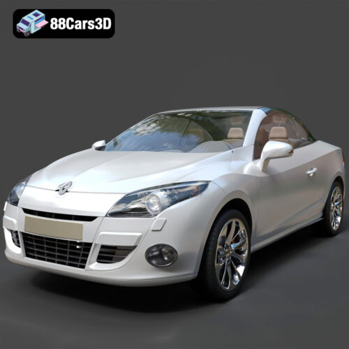 Renault Megane CC 2011 3D Model