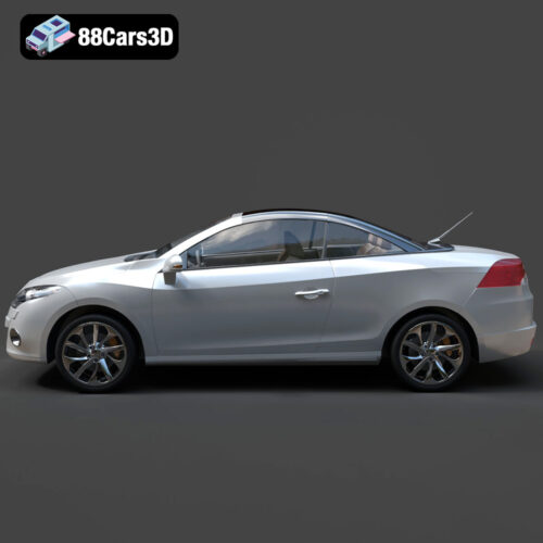Renault Megane CC 2011 3D Model