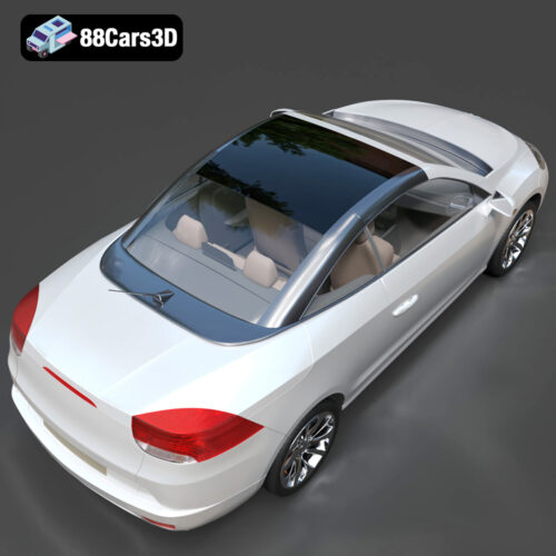 Renault Megane CC 2011 3D Model