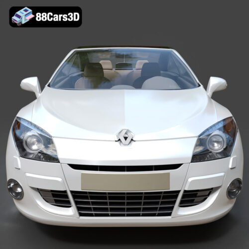 Renault Megane CC 2011 3D Model
