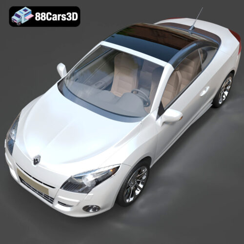 Renault Megane CC 2011 3D Model