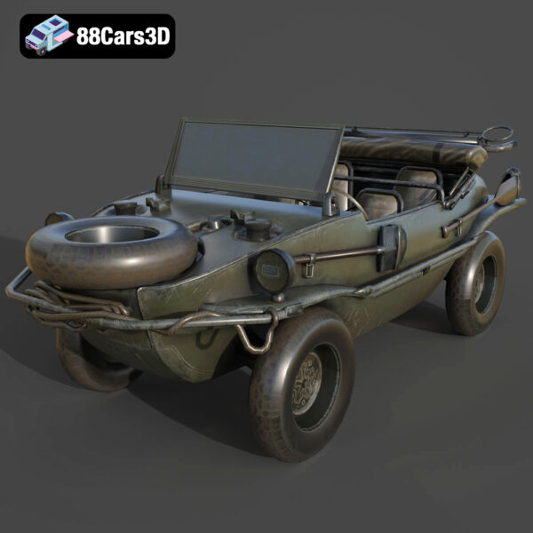 Volkswagen Schwimmwagen Typ 166 3D Model